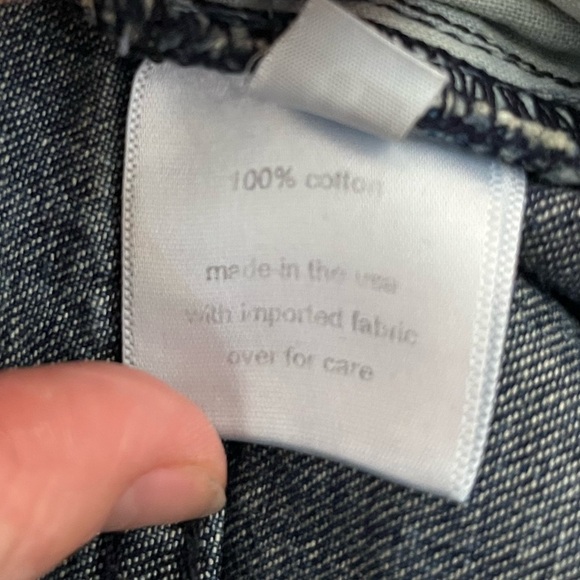 Rachel Comey Wide Leg Cropped Blue Denim Jeans - Picture 5 of 7